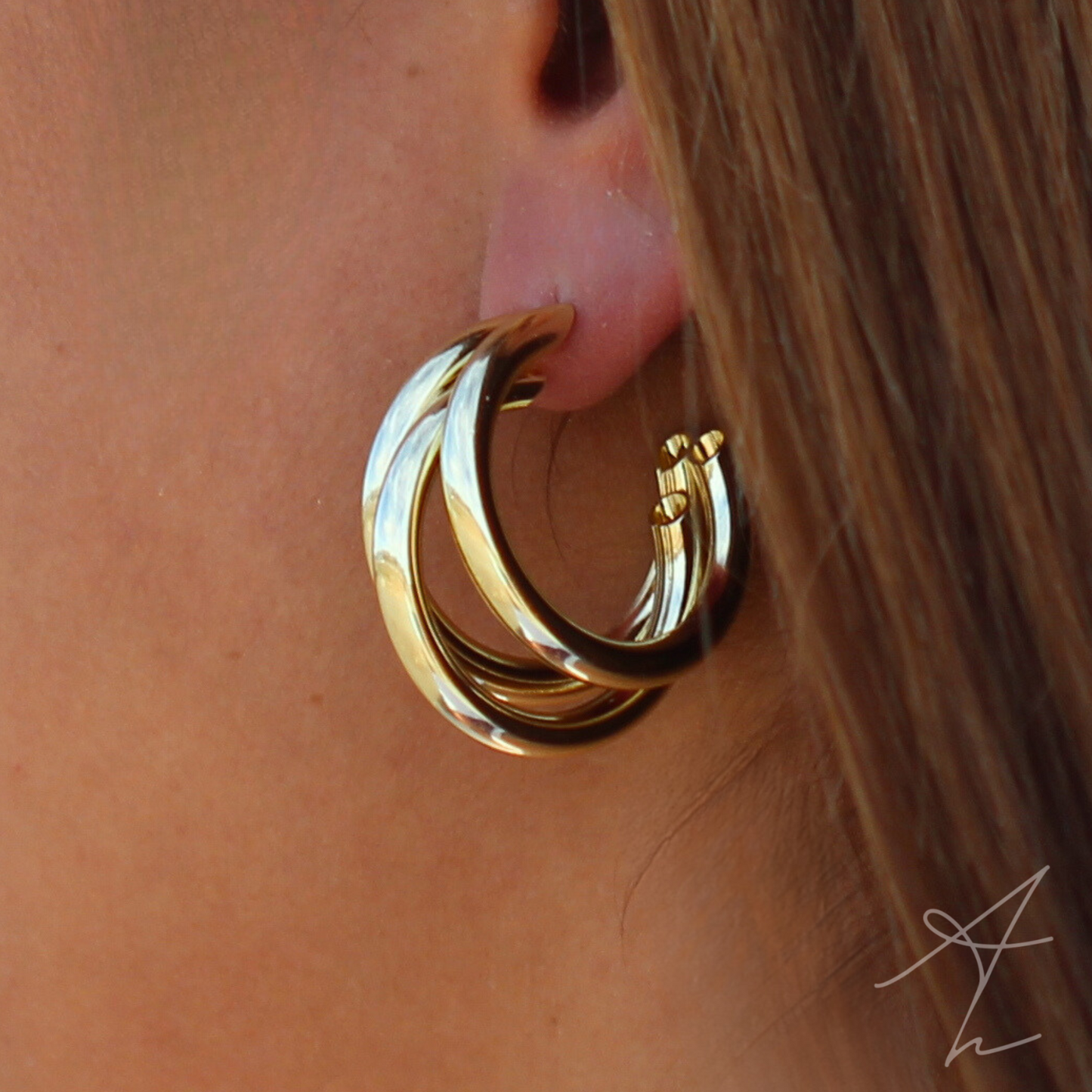 Lantana Earrings- Gold Plated