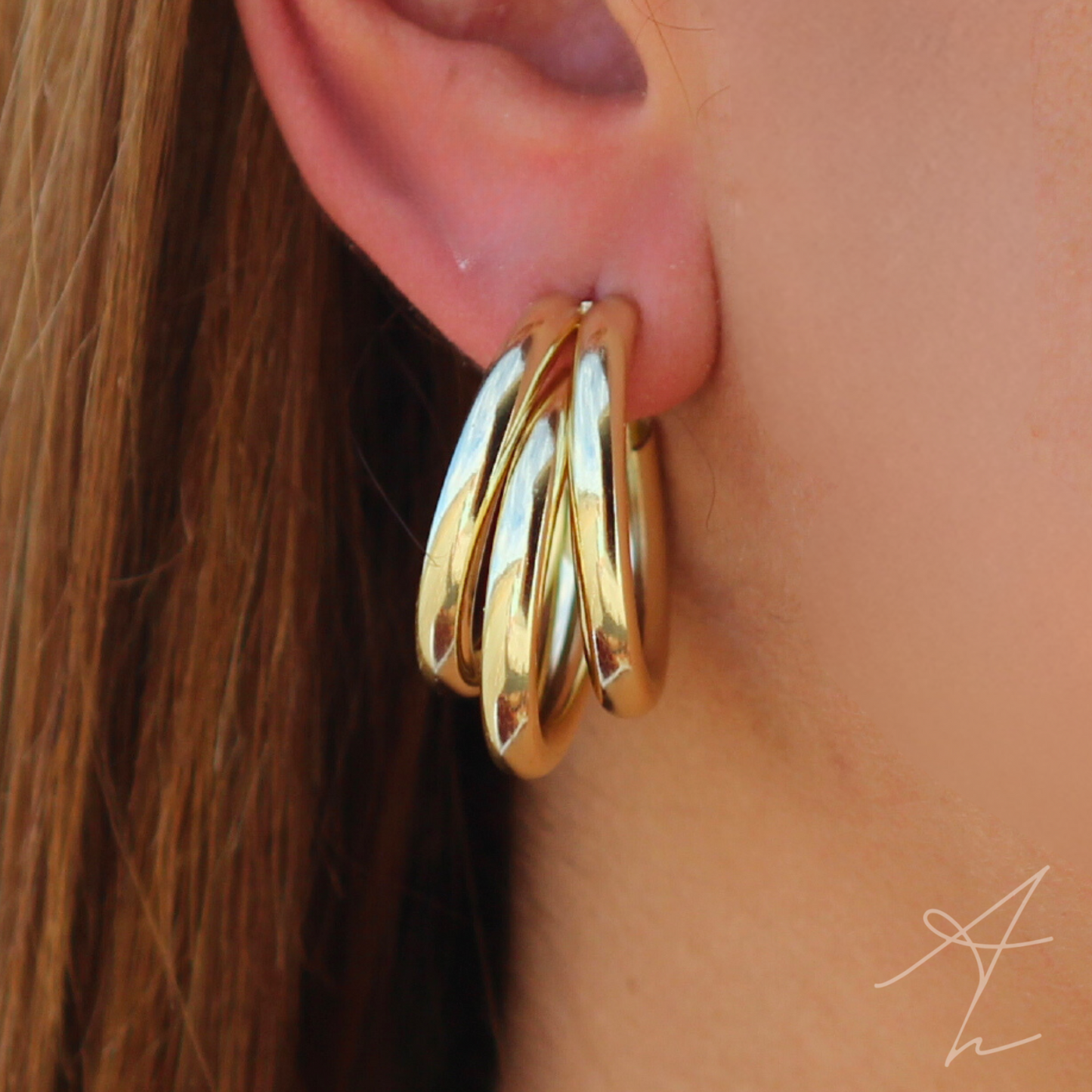 Lantana Earrings- Gold Plated