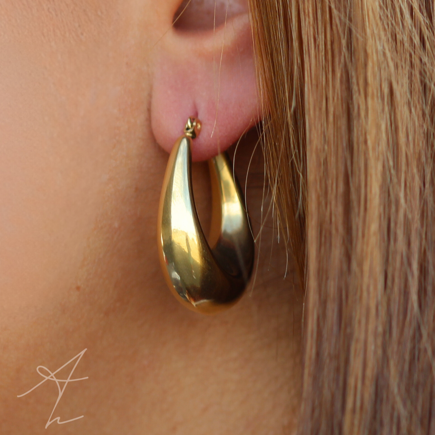 Gold Plated Minimalist Earrings