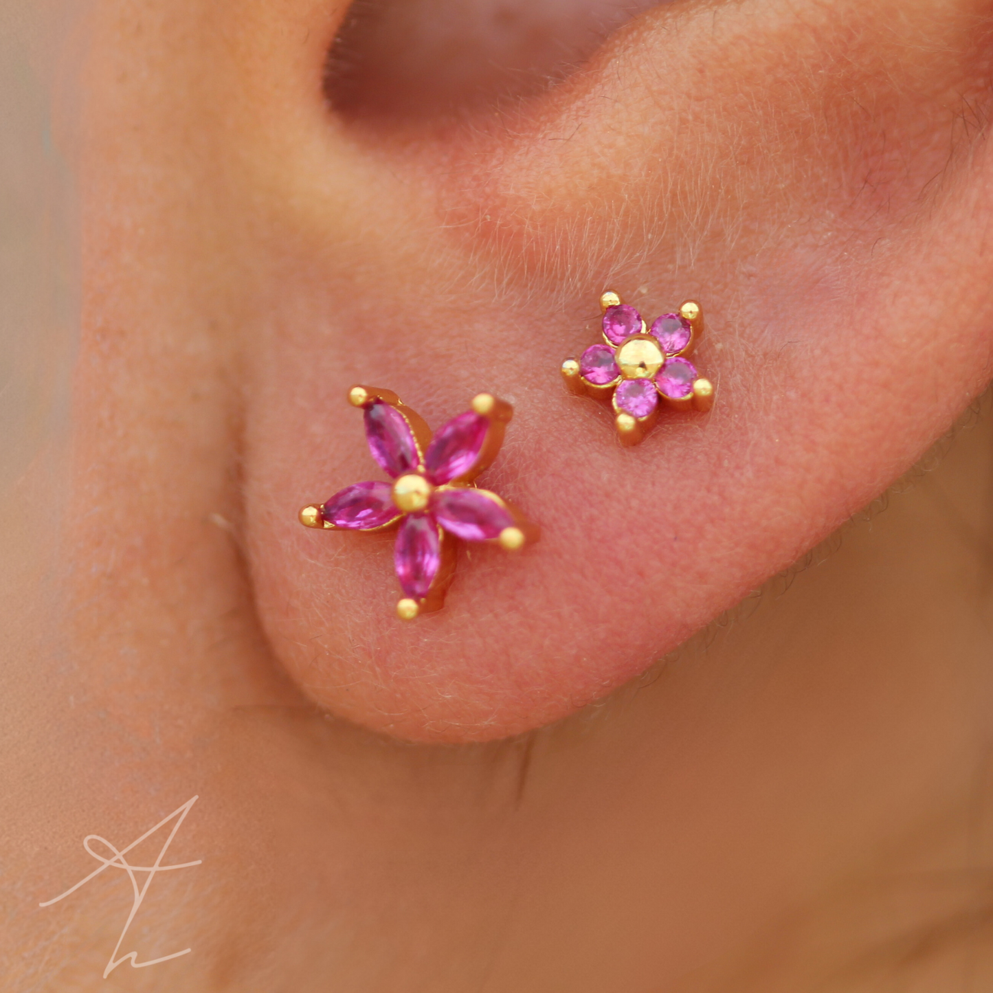 Spring Pink Piercings